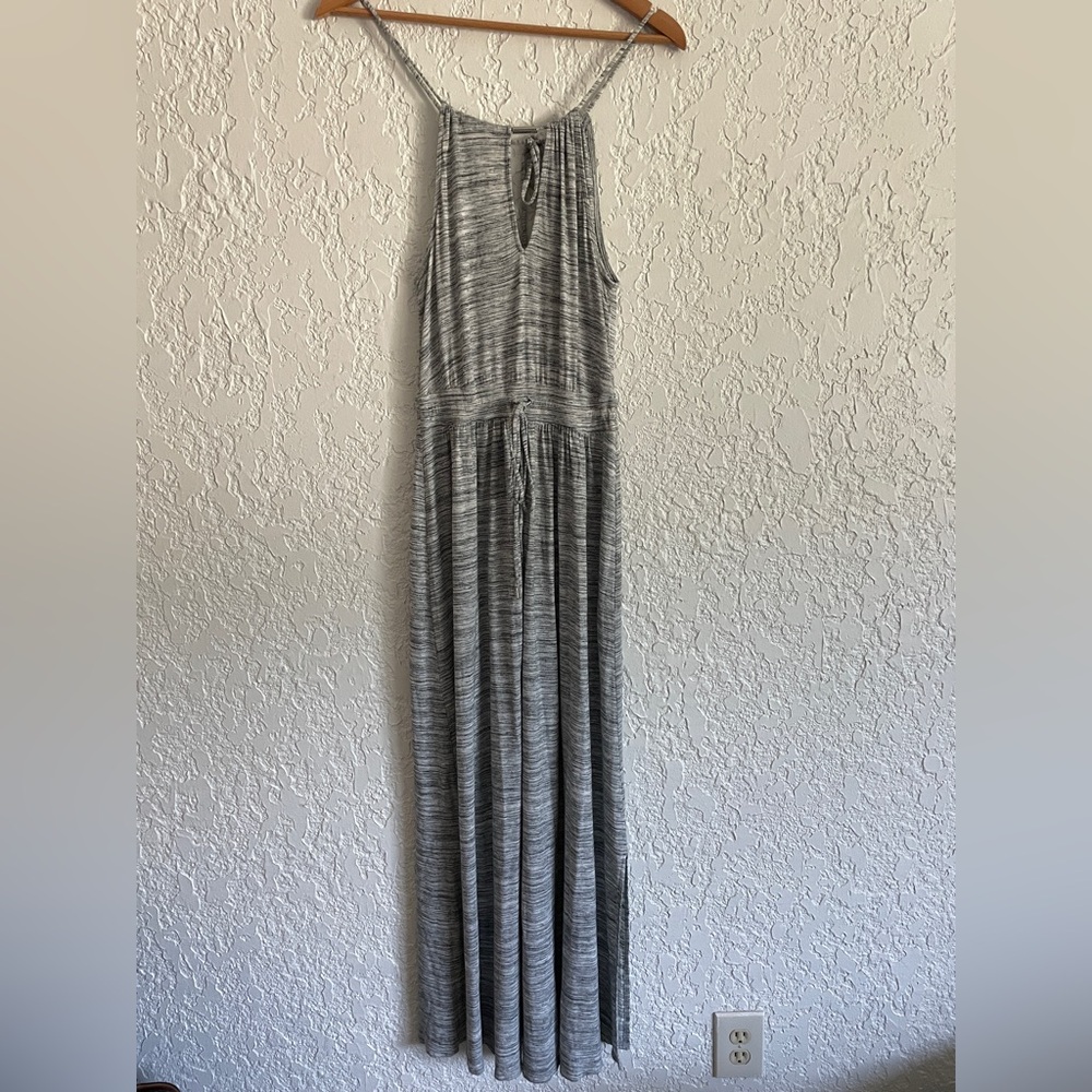 Banana Republic Grey Knit Patio Maxi Dress XS - Picture 2 of 8